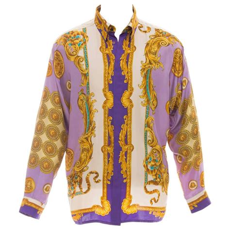 vintage versace 90s shirt|vintage Versace shirts for sale.